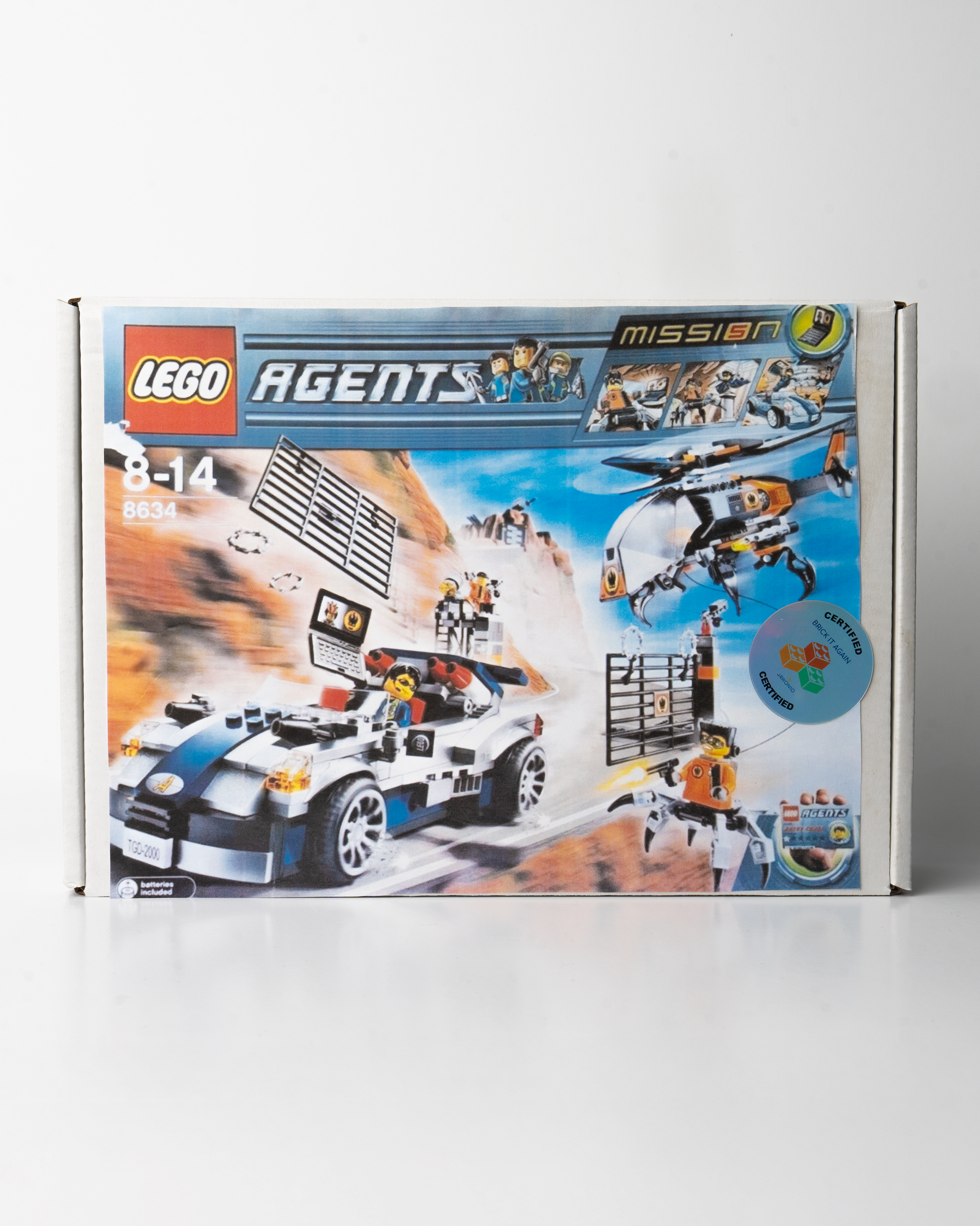 8634 LEGO Agents Turbocar Chase – Brick It Again