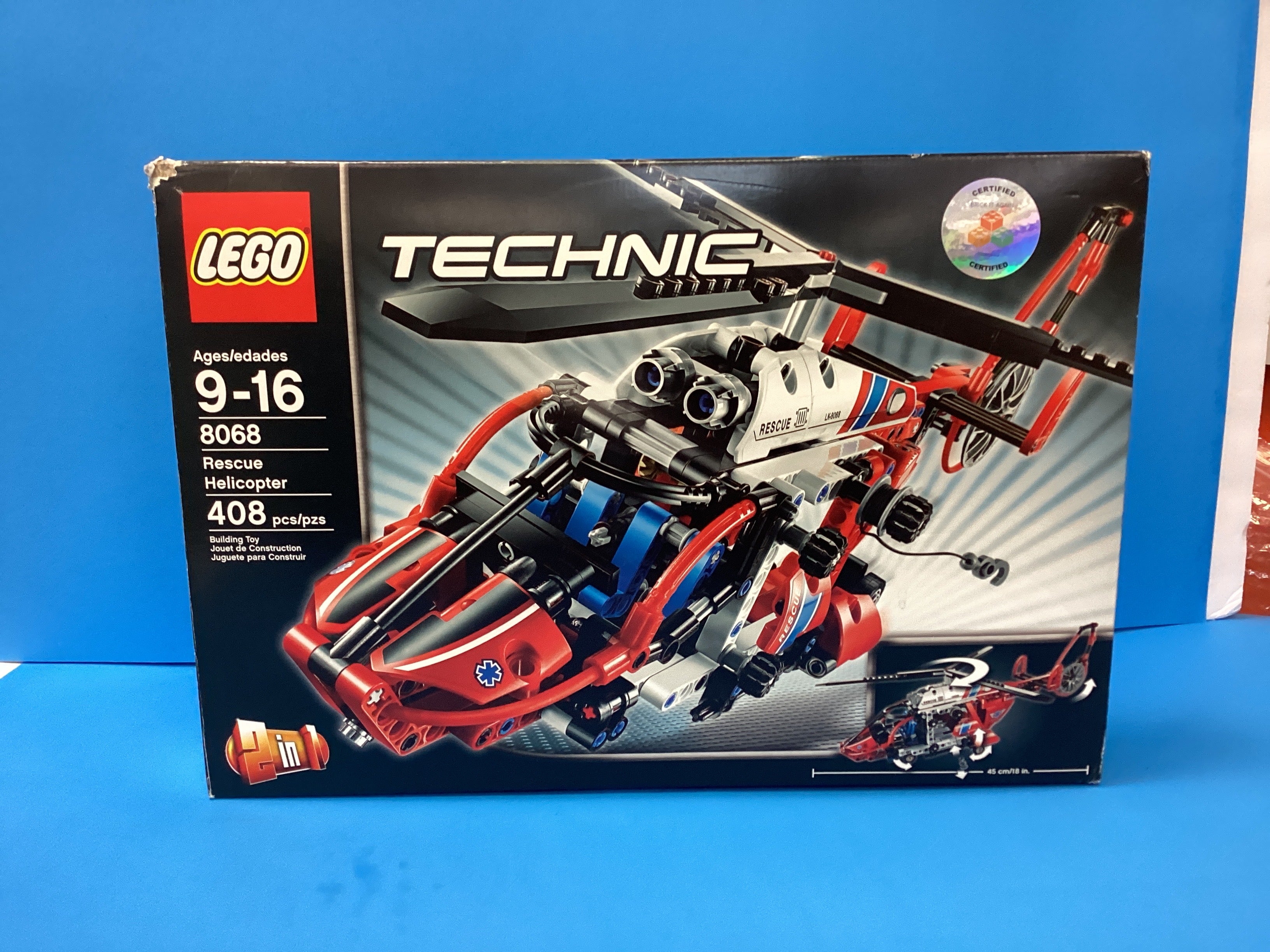 トーリク 8068 LEGO® Technic Rescue Helicopter – Brick It Again