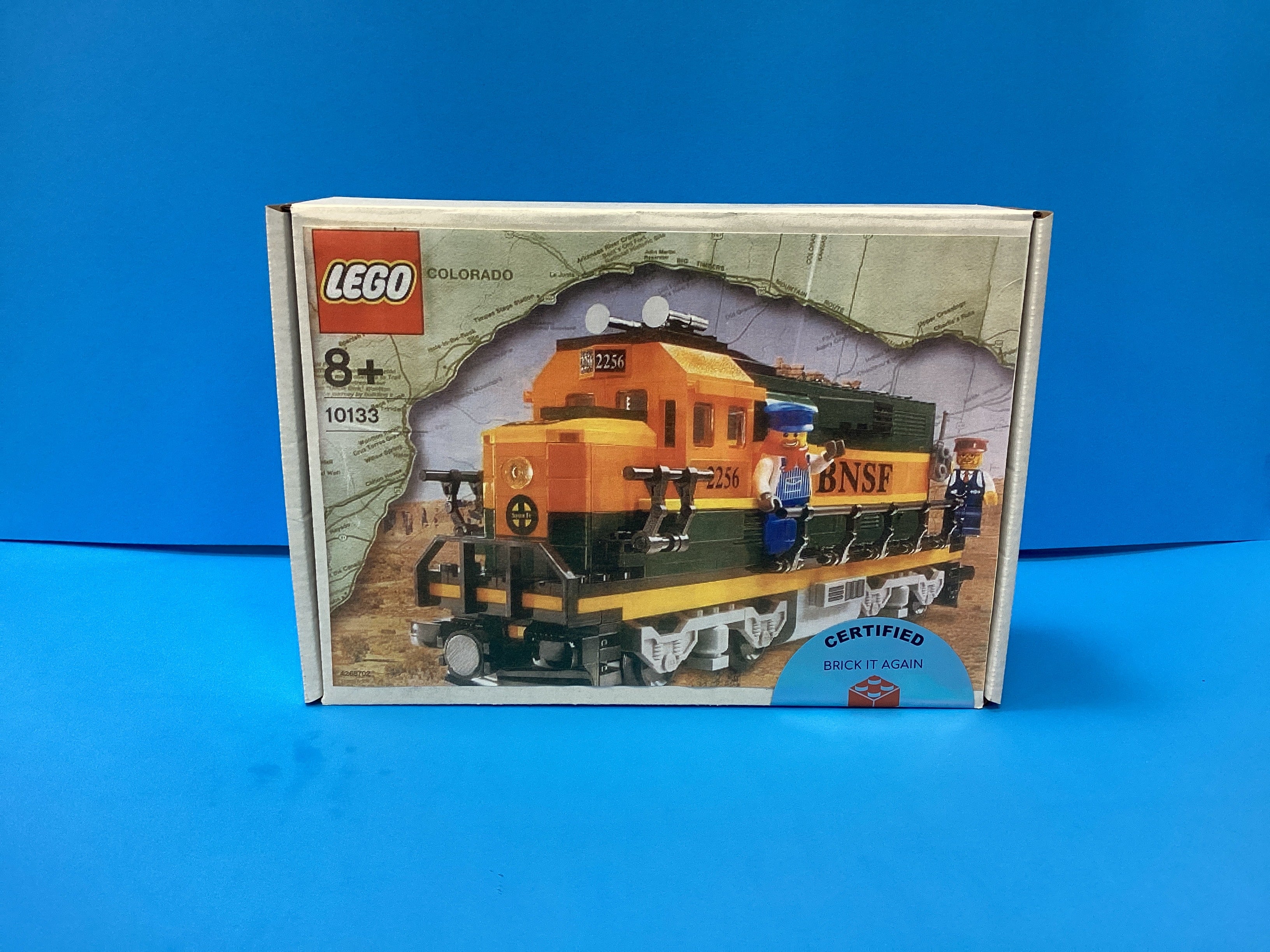 10133 Burlington Northern Santa Fe (BNSF) Locomotive – Brick It Again