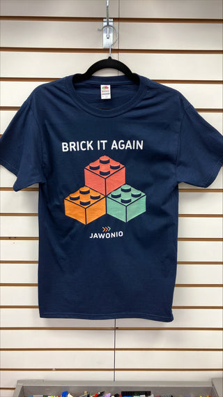 Brick It Again T-Shirt (Navy Blue)