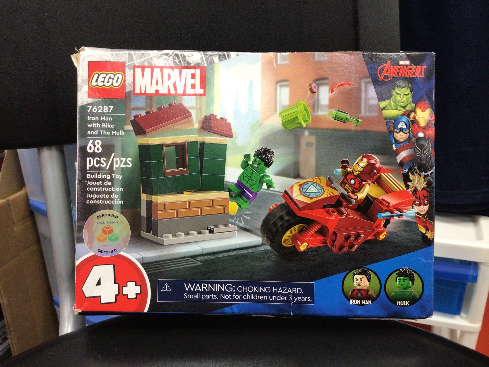 76287 Iron Man with Bike and The Hulk