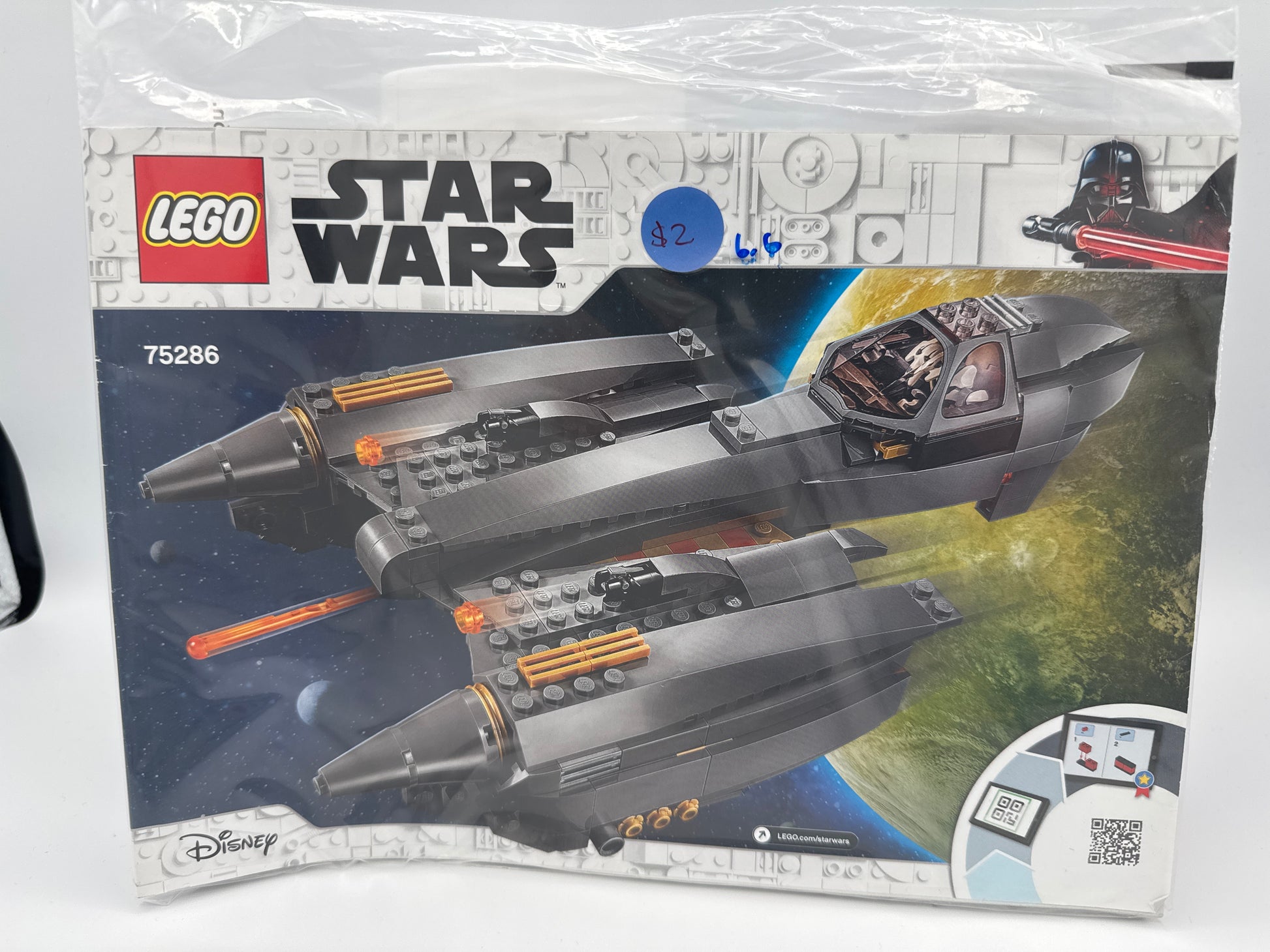 75286 General Grievous's Starfighter Instructions