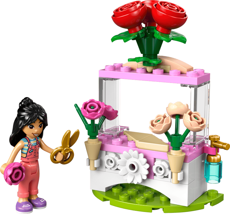30721 Flower Stand with Roses