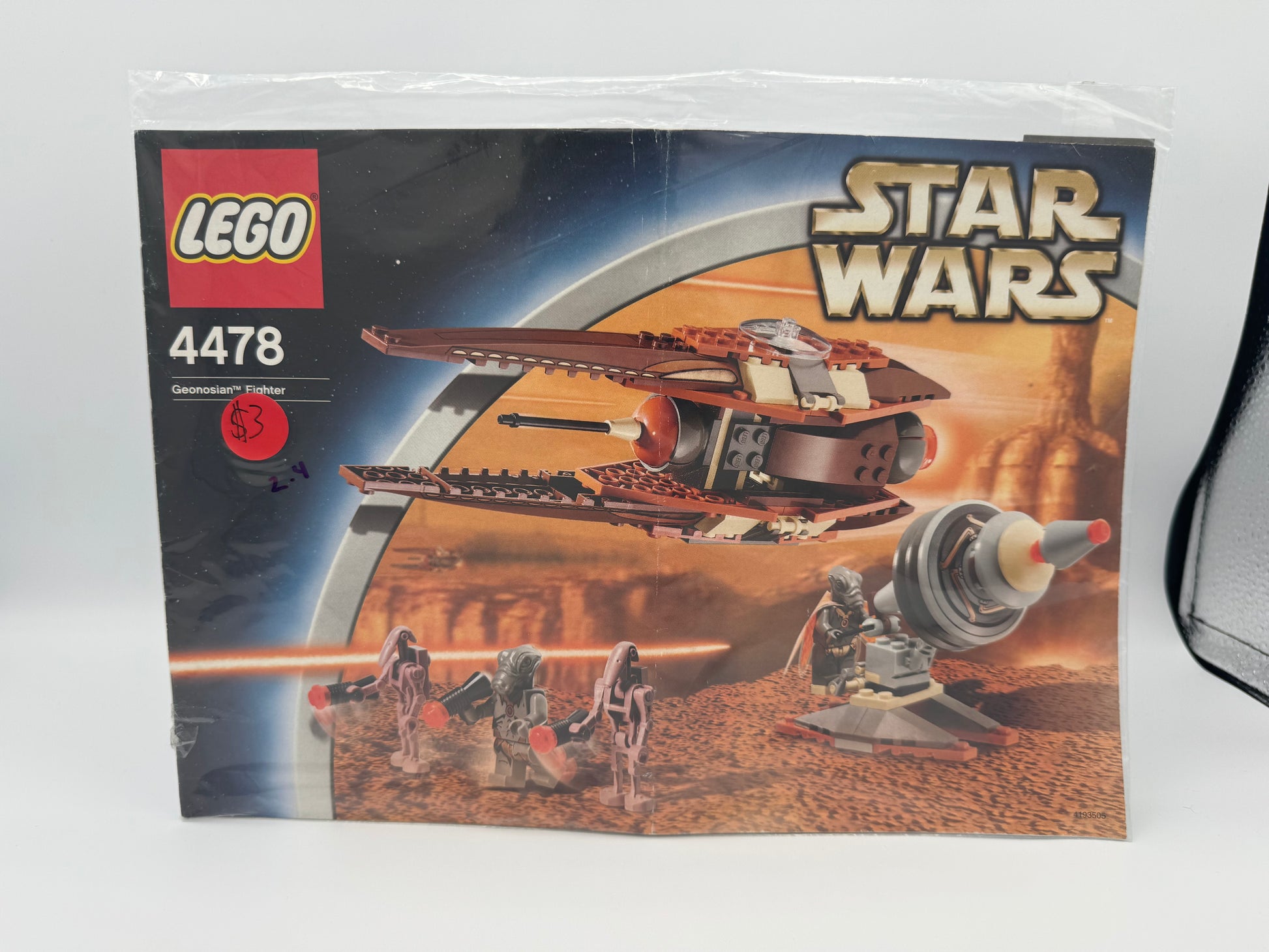 4478 Geonosian Fighter, Black Box Instructions