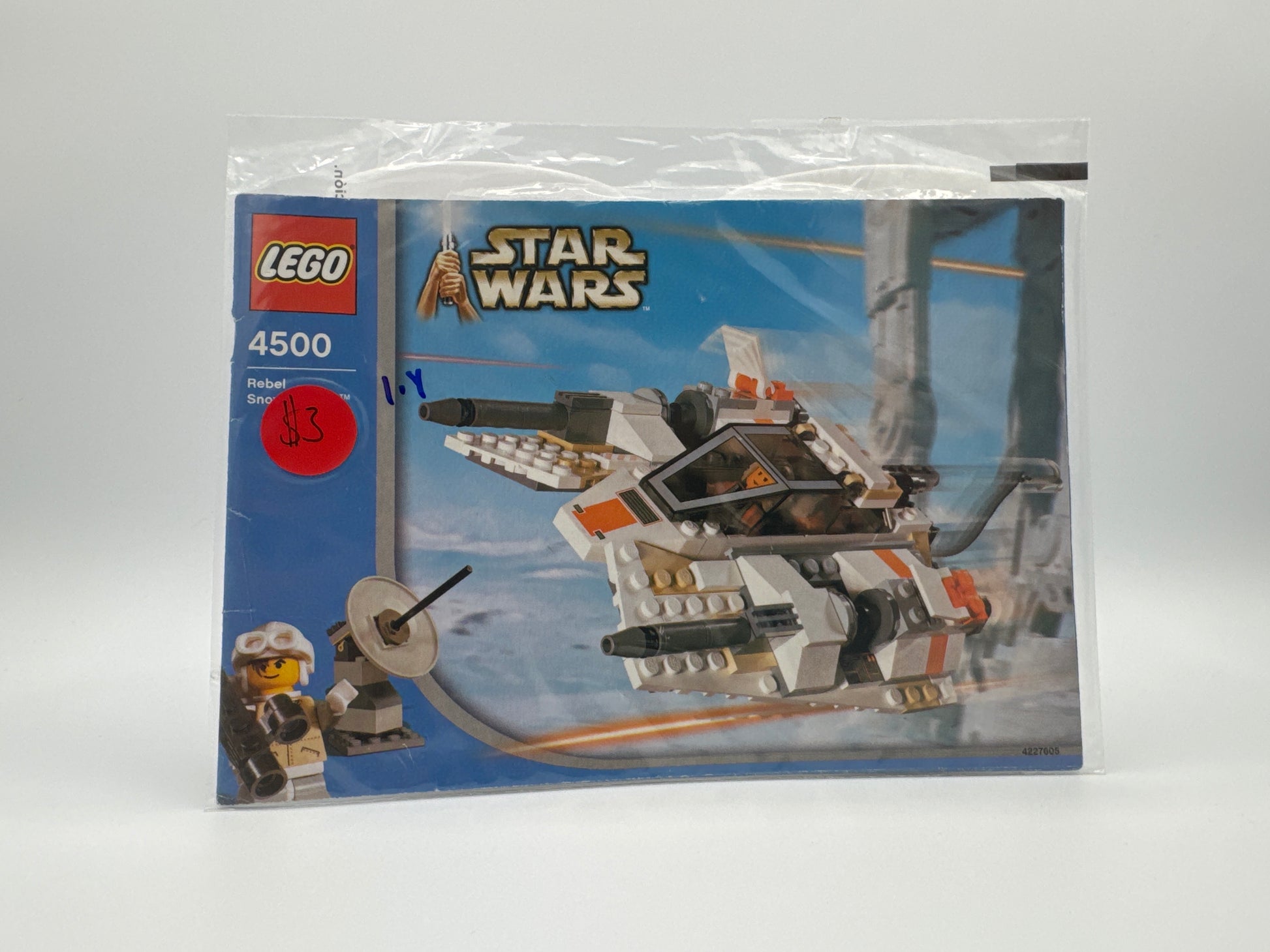 4500 Rebel Snowspeeder (redesign), Blue box Instructions