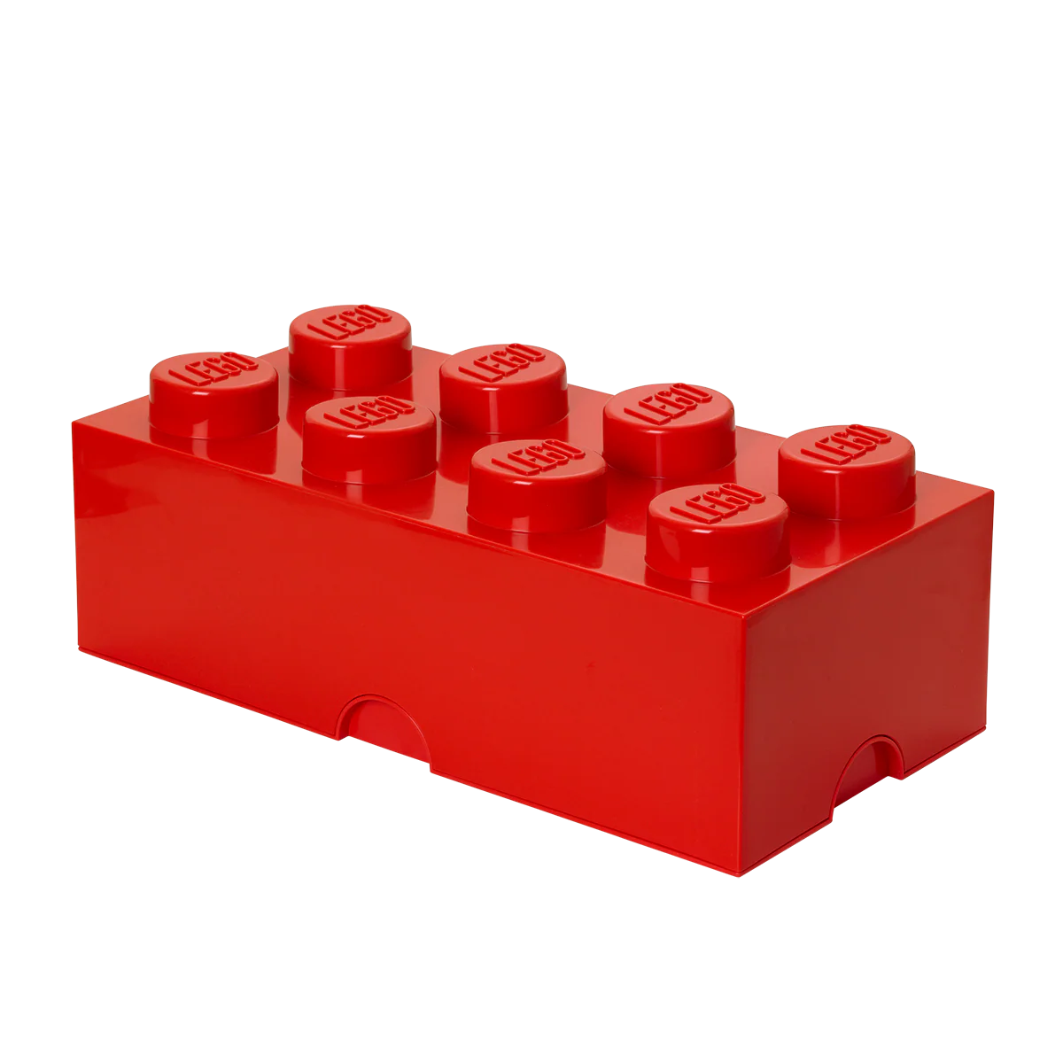 8-Stud Storage Brick – Red