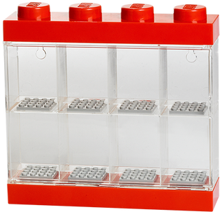 40650601 8-Minifigure Display Case – Red