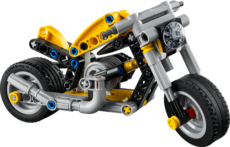 42225 Yellow Motorcycle
