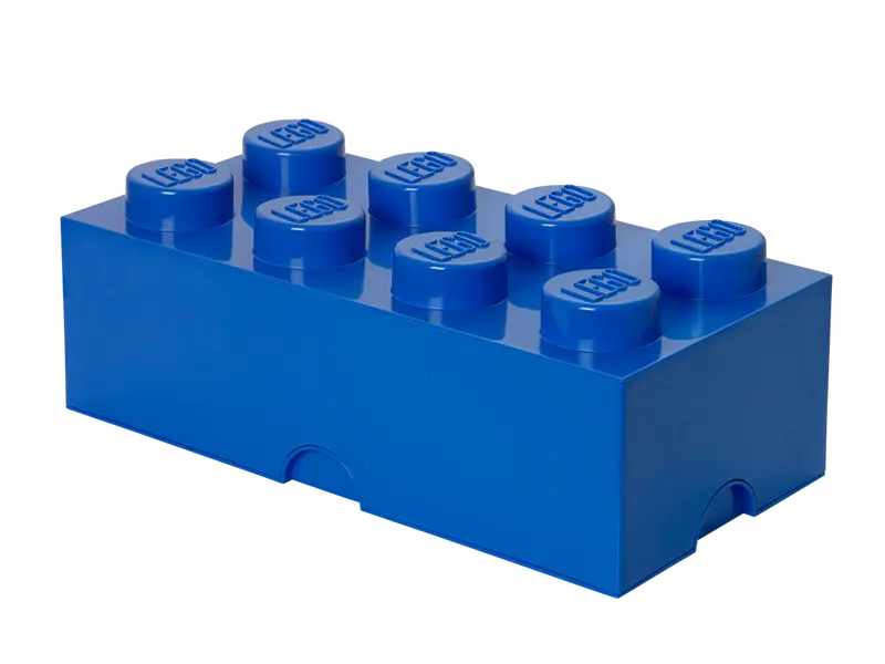 8-Stud Storage Brick – Blue
