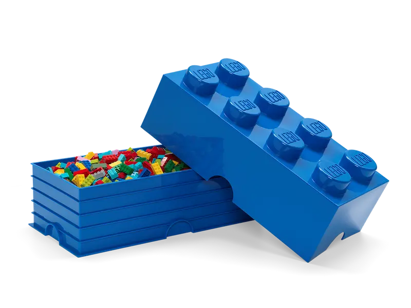 8-Stud Storage Brick – Blue