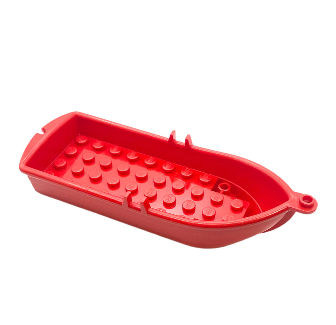 Boat, 14 x 5 x 2 with Oarlocks and 2 Hollow Inside Studs (2551)