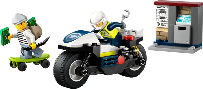 60455 Police Motorcycle Chase