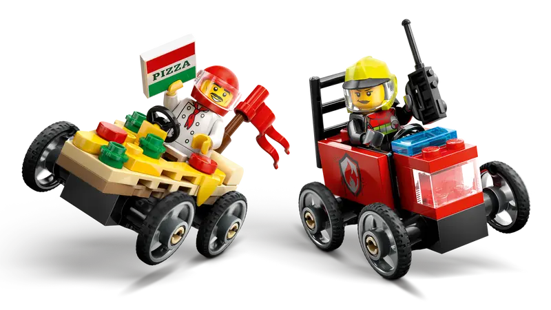 60458 Pizza vs. Fire Truck Race