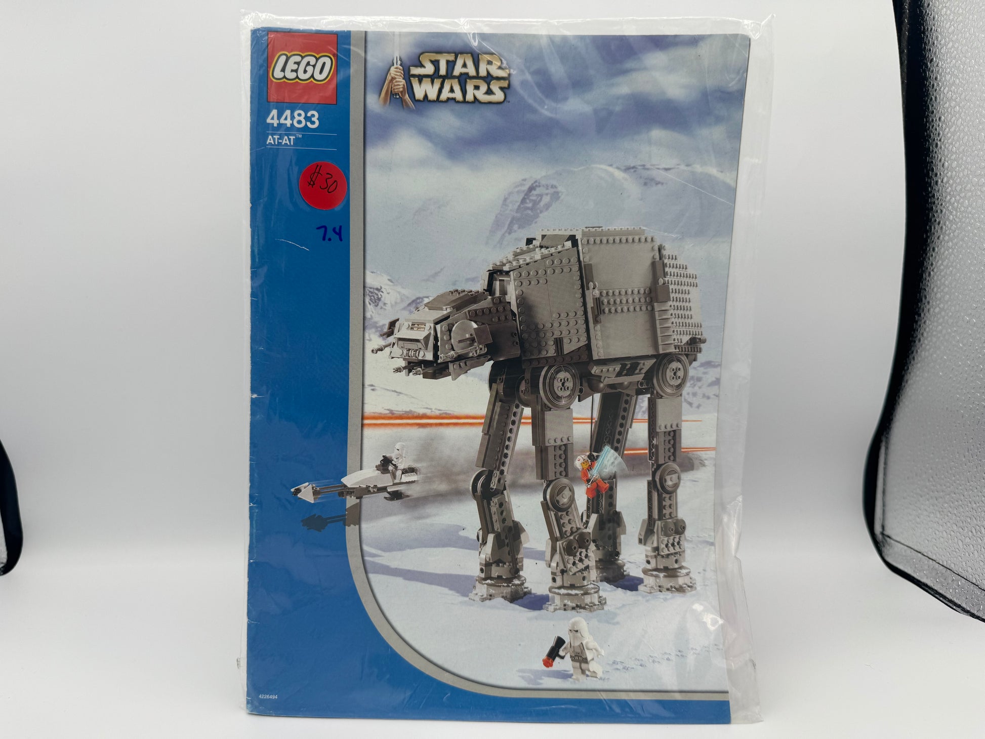 4483 AT-AT, blue box Instructions