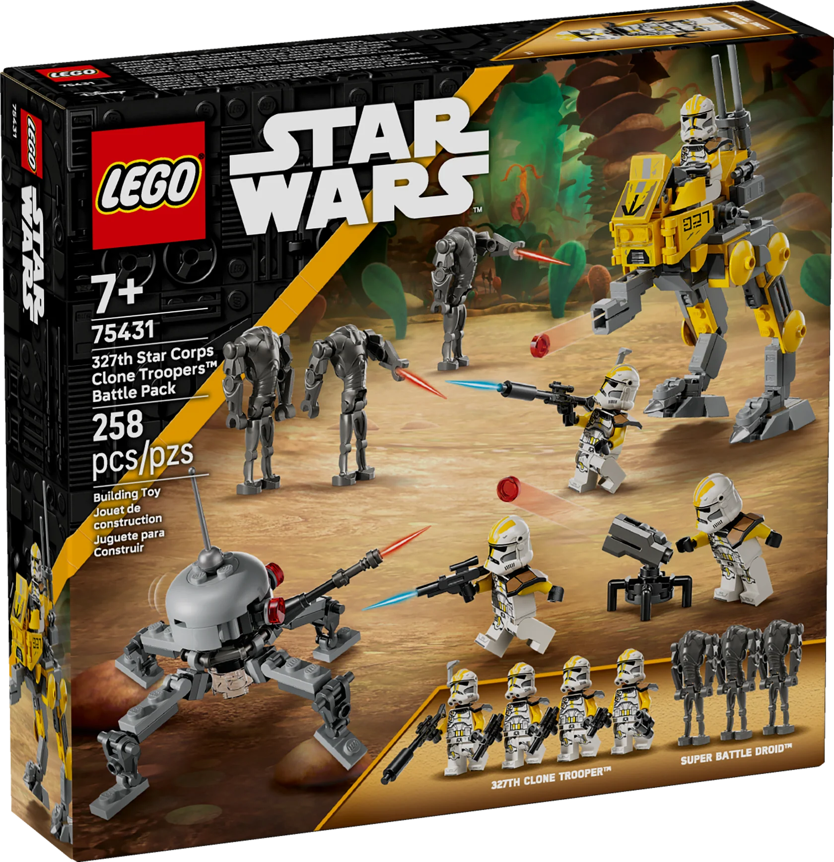 75431 327th Star Corps Clone Troopers™ Battle Pack