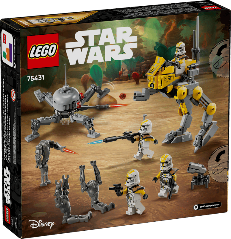 75431 327th Star Corps Clone Troopers™ Battle Pack