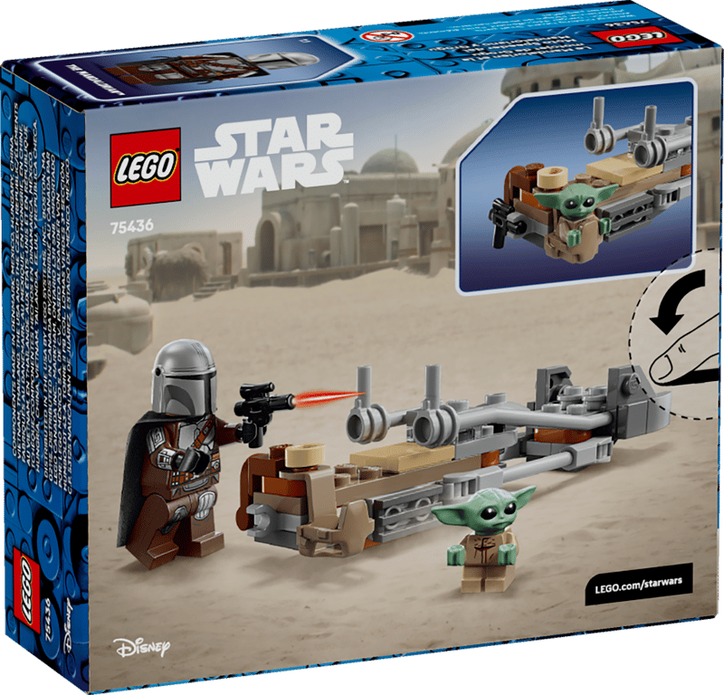 75436 The Mandalorian & Grogu's Speeder Bike™