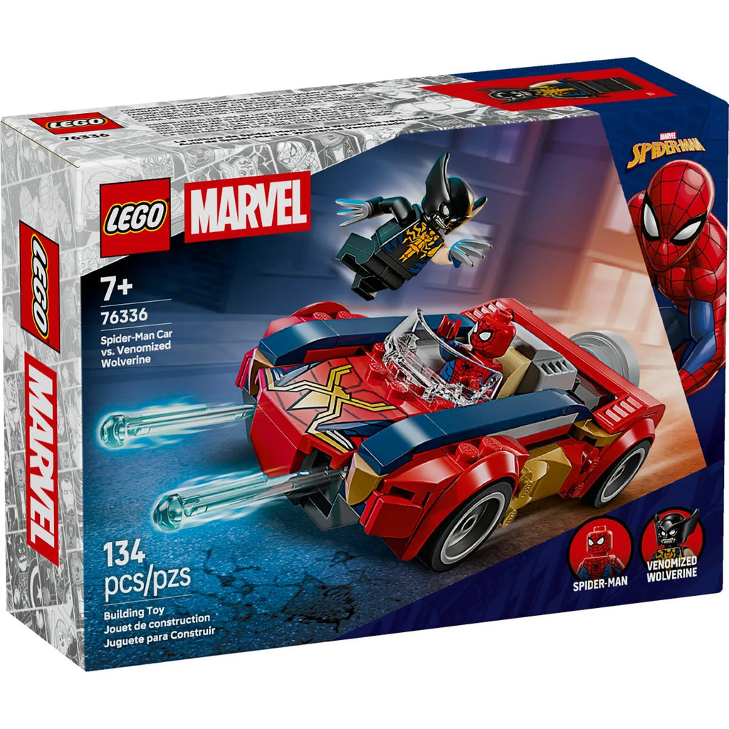 76336 Spider-Man Car vs. Venomized Wolverine