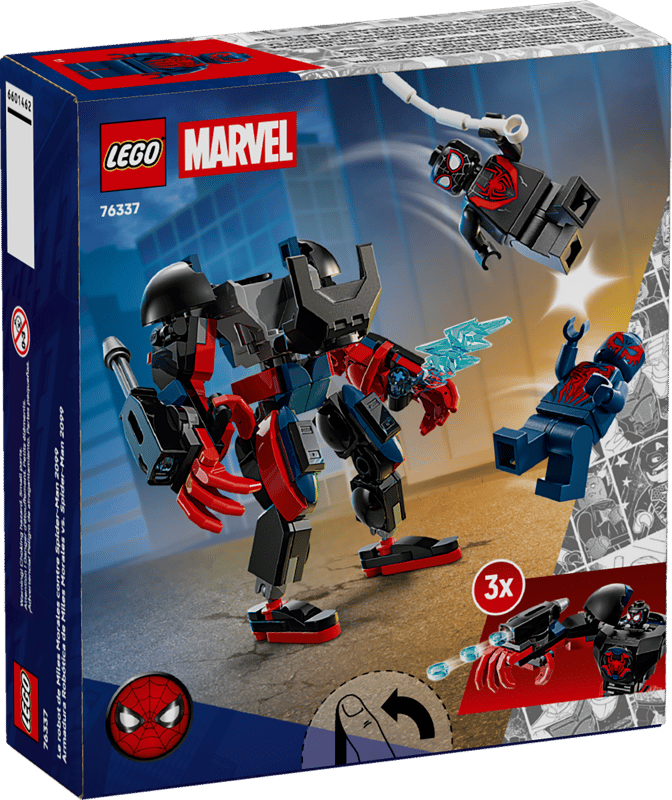 76337 Miles Morales Mech vs. Spider-Man 2099