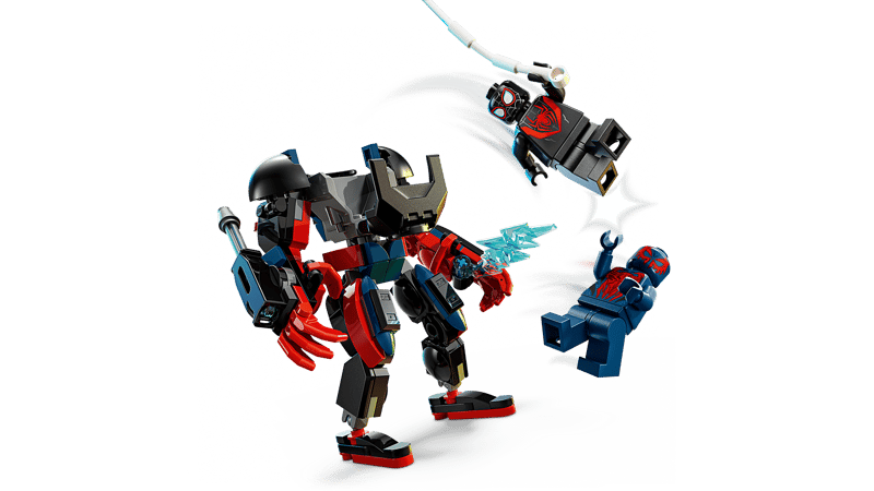 76337 Miles Morales Mech vs. Spider-Man 2099