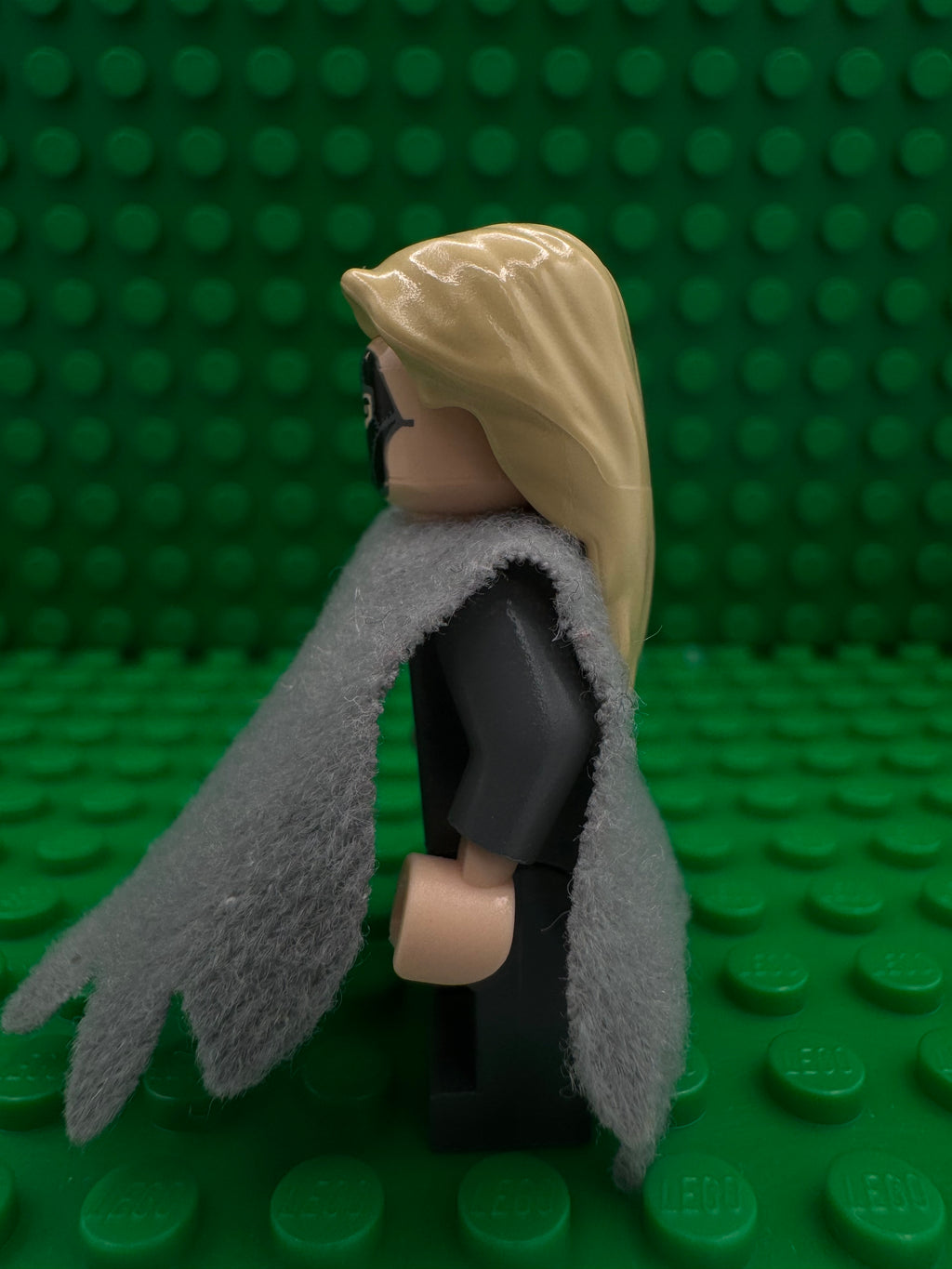 hp073a Death Eater (Lucius Malfoy) - Dark Bluish Gray Dementor Style Cape
