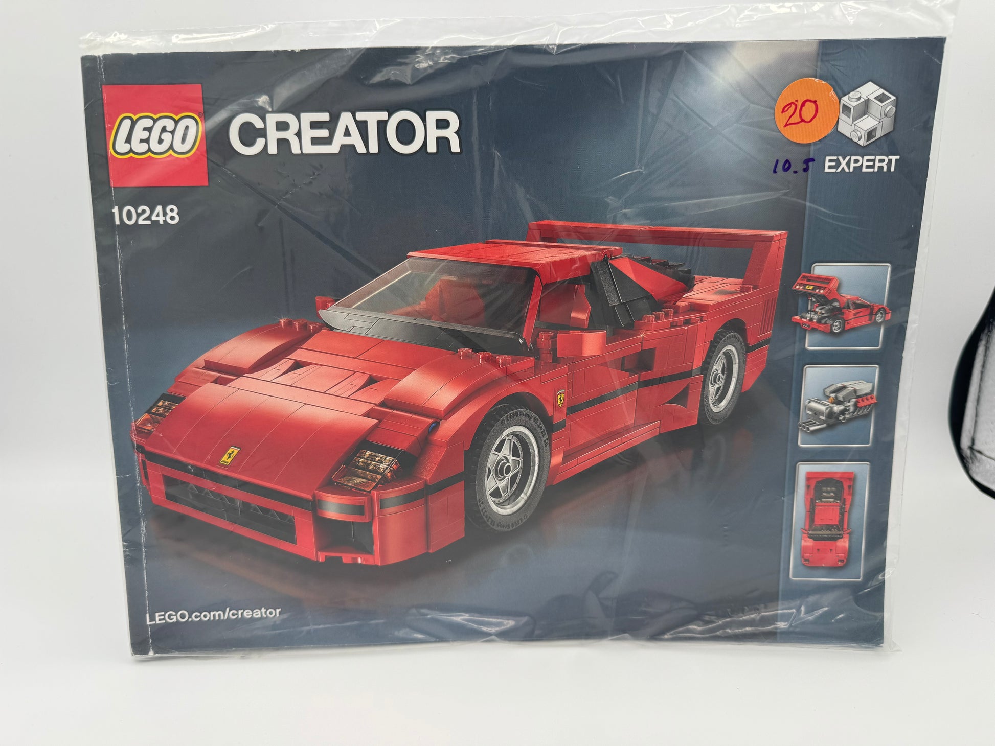10248 Ferrari F40 Instructions