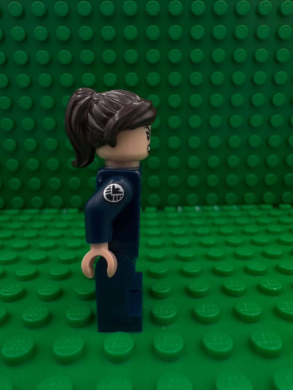 sh0183 Maria Hill - Dark Blue Suit, Printed Right Arm