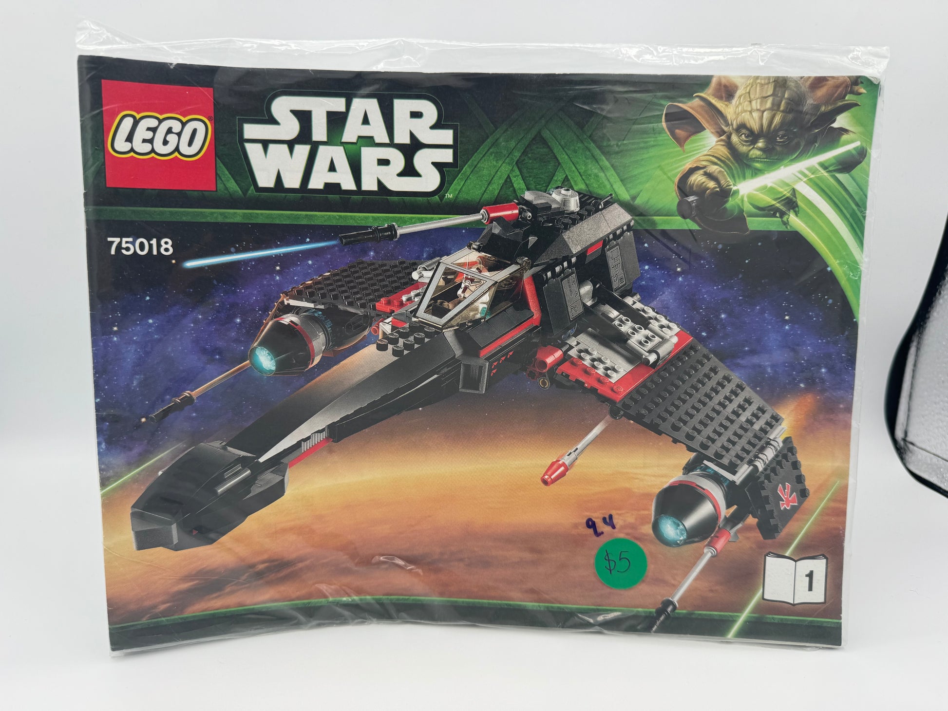 75018 Jek-14's Stealth Starfighter Instructions