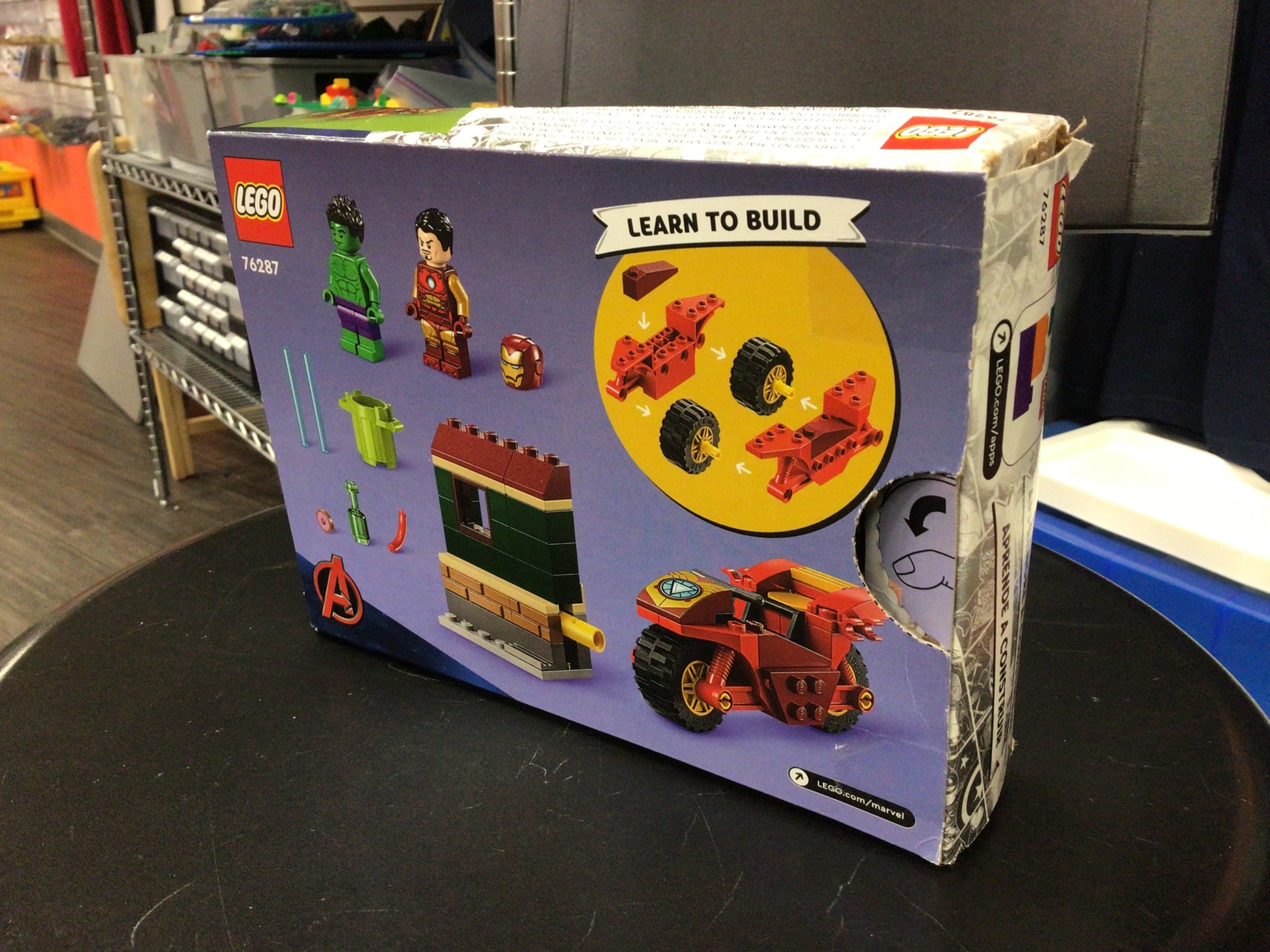 76287 Iron Man with Bike and The Hulk