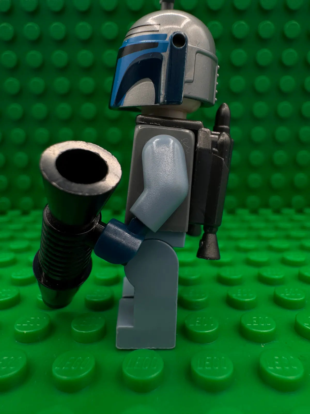 sw0468 Jango Fett - Light Nougat Head, Smile