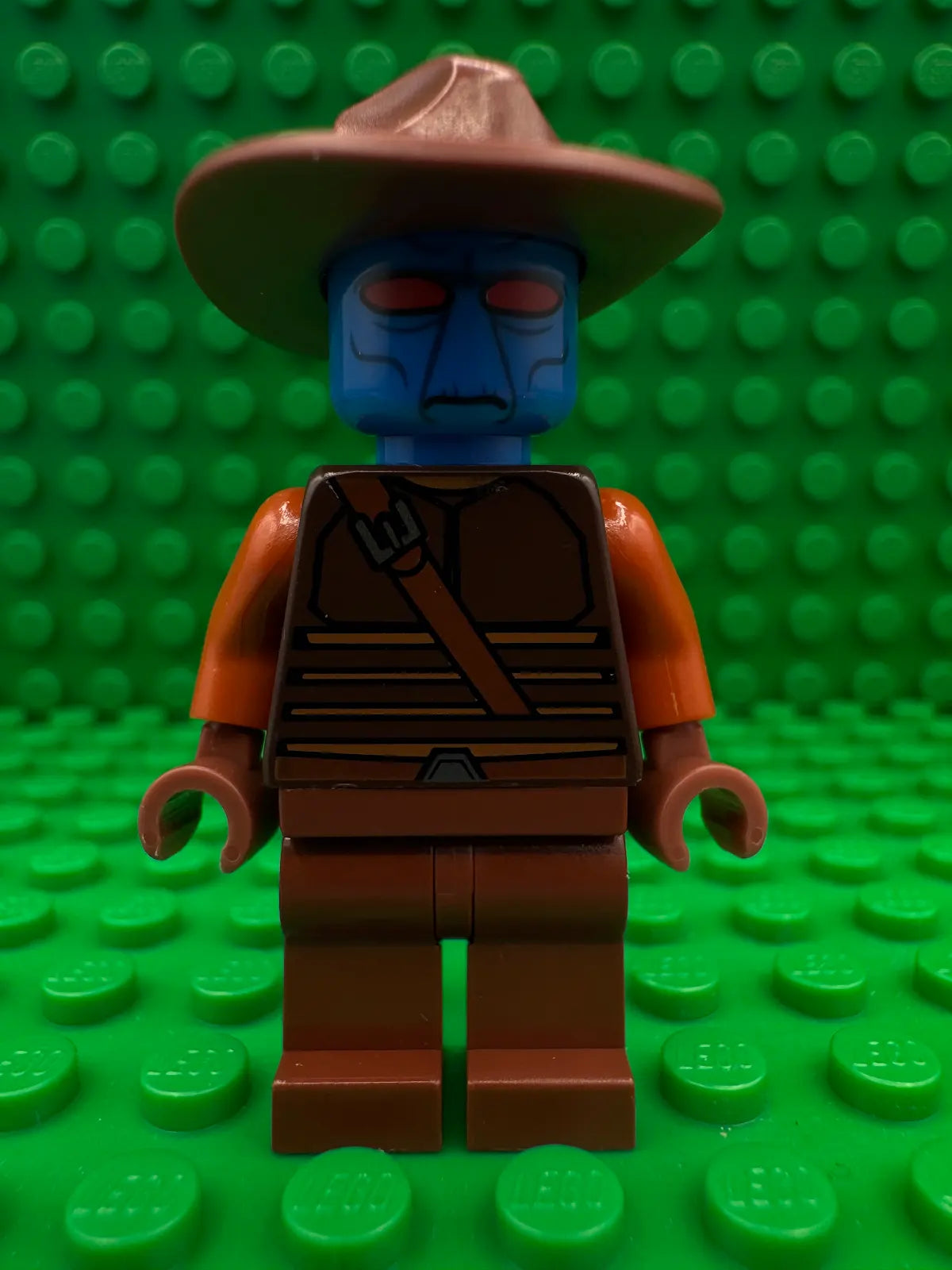 sw0497 Cad Bane - Blue Head, Reddish Brown Legs