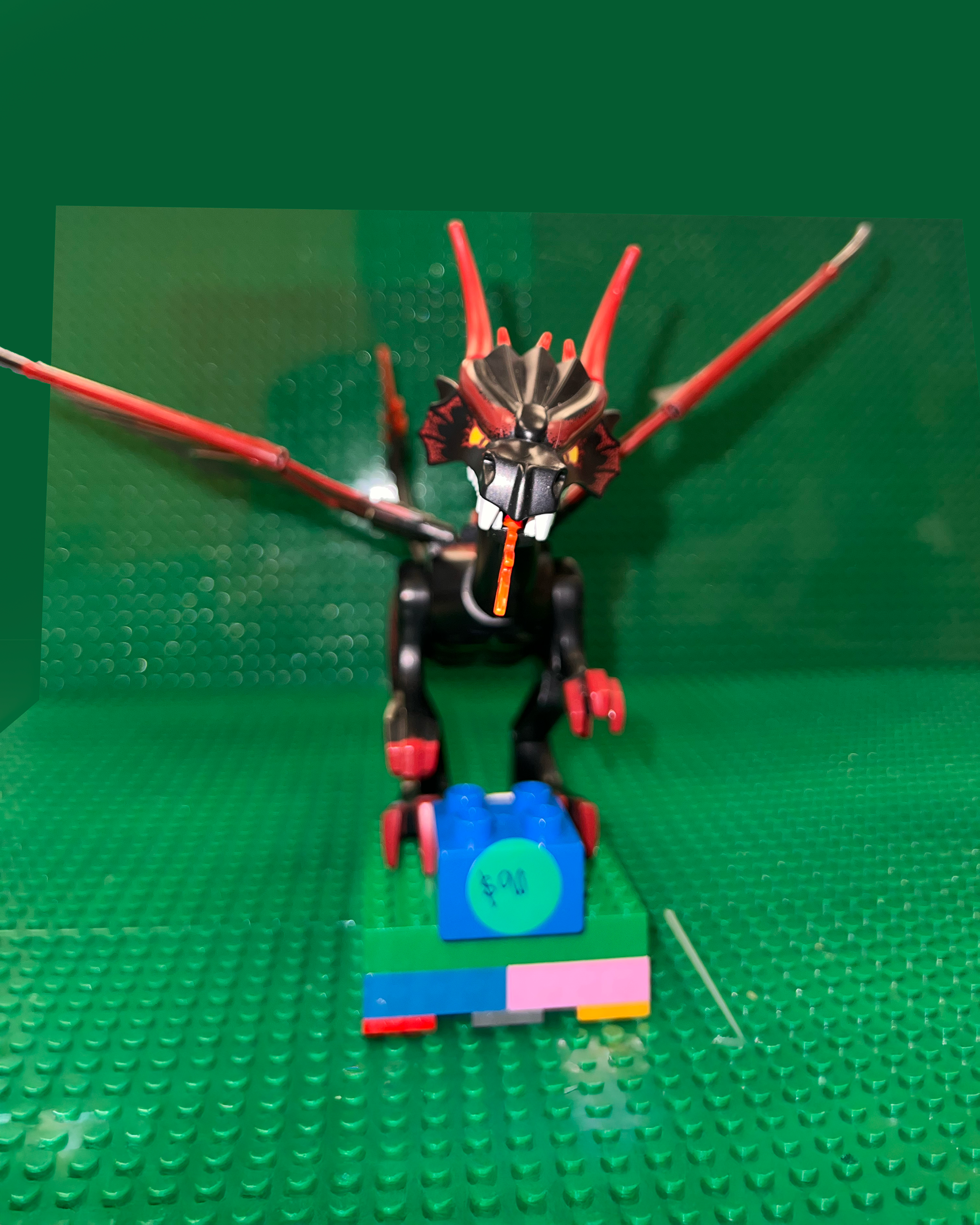 Dragon02 - Dragon, Fantasy Era, Black Head