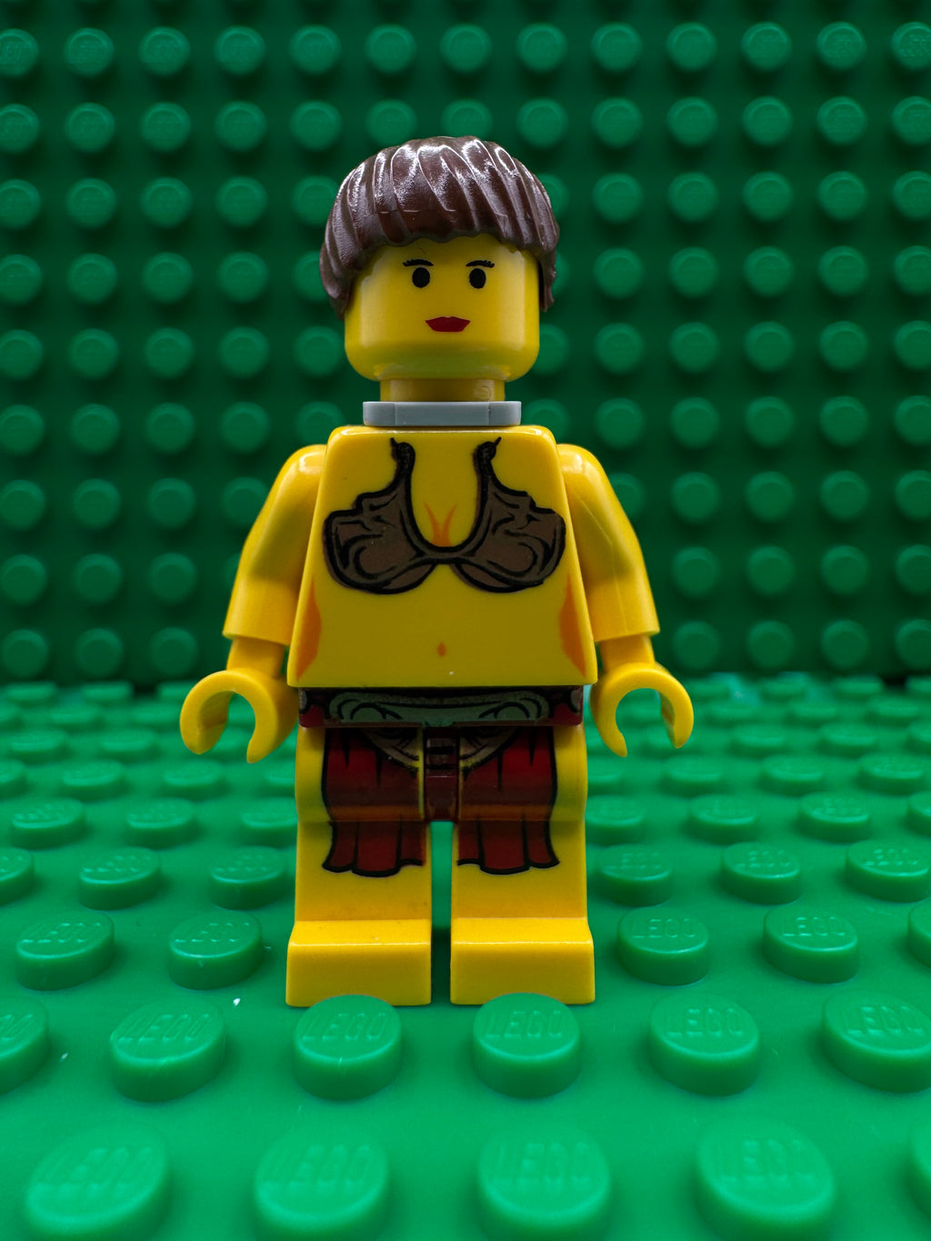 sw0070 Princess Leia - Jabba Slave Outfit, Yellow Skin, Neck Bracket