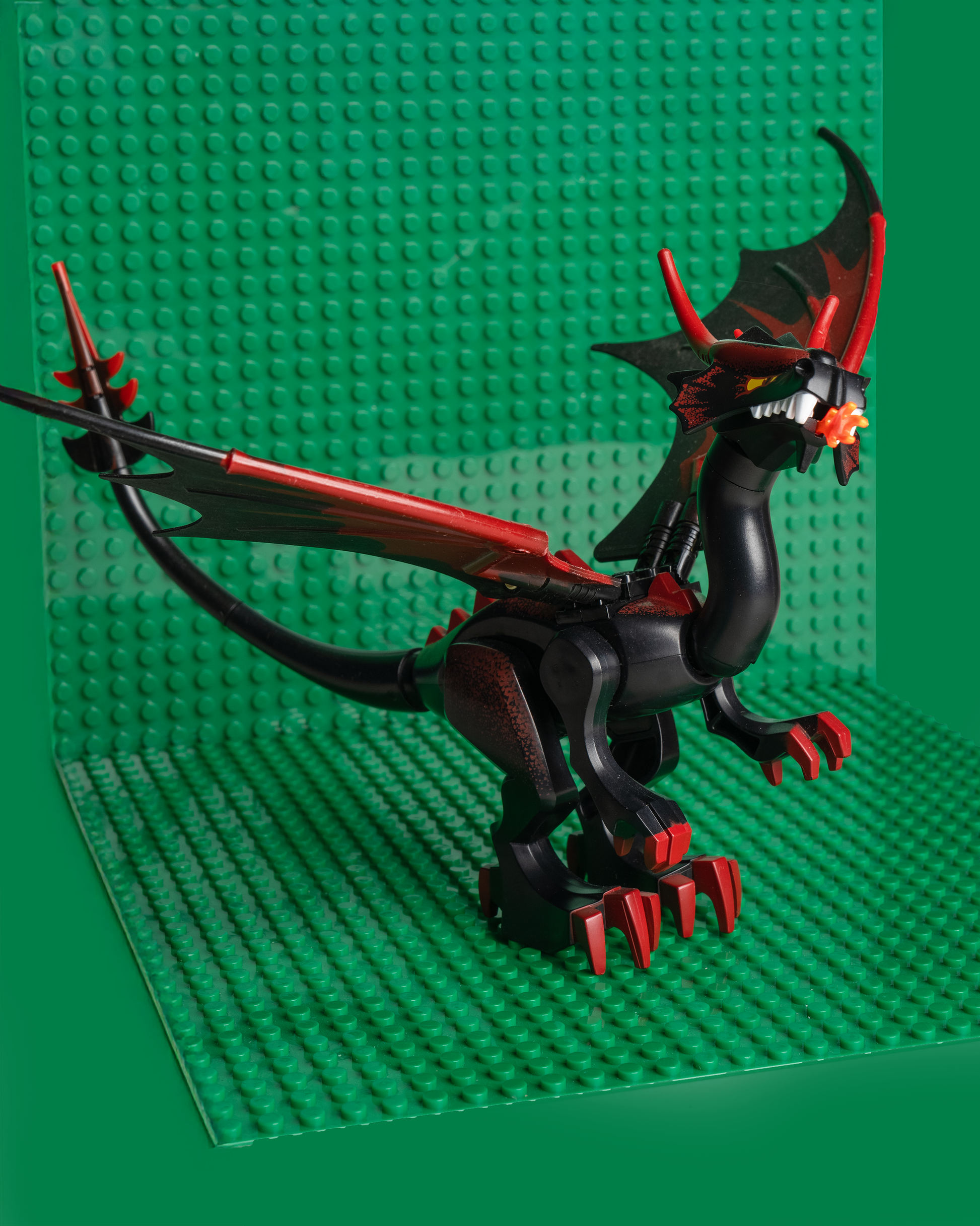 Dragon02 - Dragon, Fantasy Era, Black Head