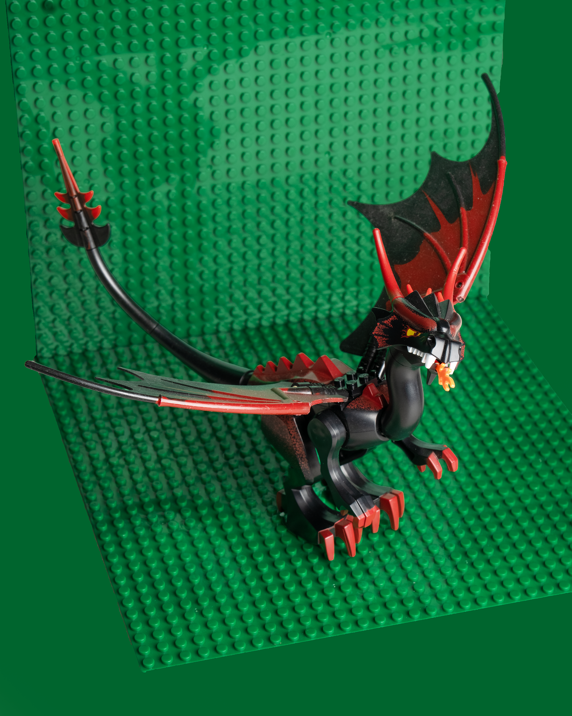 Dragon02 - Dragon, Fantasy Era, Black Head