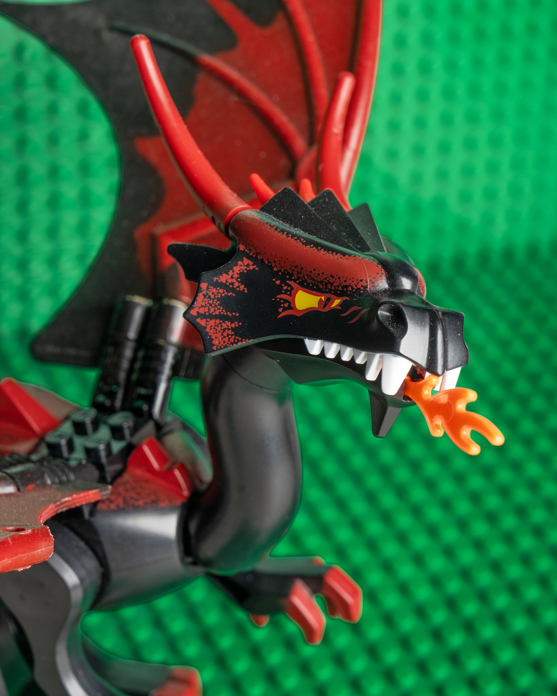 Dragon02 - Dragon, Fantasy Era, Black Head