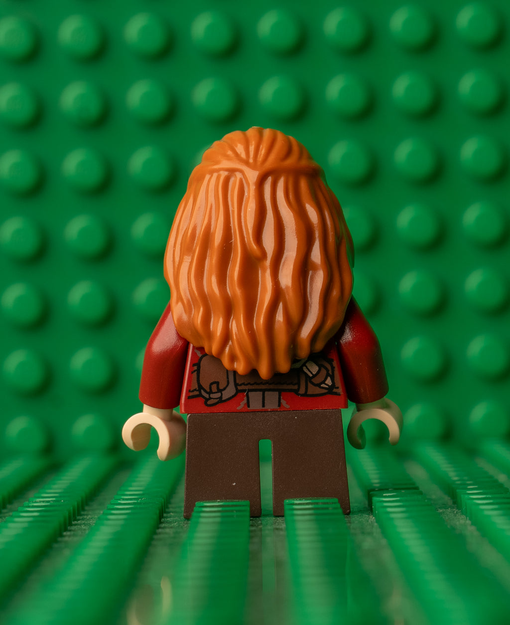 or055 LEGO The Hobbit Gloin the Dwarf – Dark Orange Hair