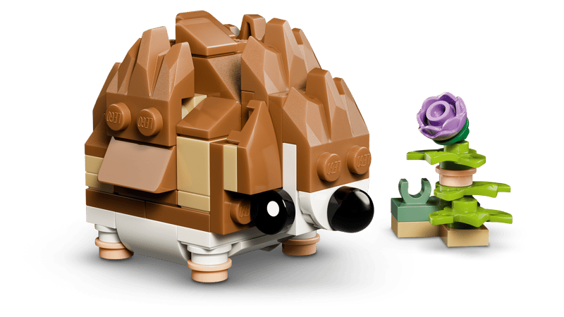 31376 Cute Hamster with a Flower
