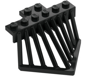 Train Cow Catcher 2 x 6 with Sloped Bars (90201)
