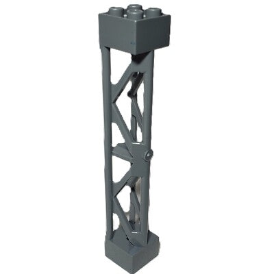 Support 2 x 2 x 10 Girder Triangular Vertical - Type 3 - 3 Posts, 2 Sections (58827)